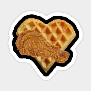 love chicken waffles Sticker